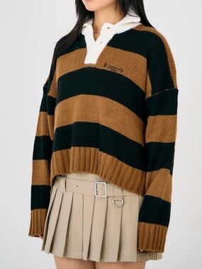 The Ragged Priest LEAGUE STRIPE RUGBY KNIT